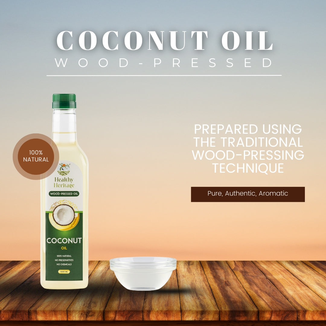 Wood-Pressed Coconut Oil