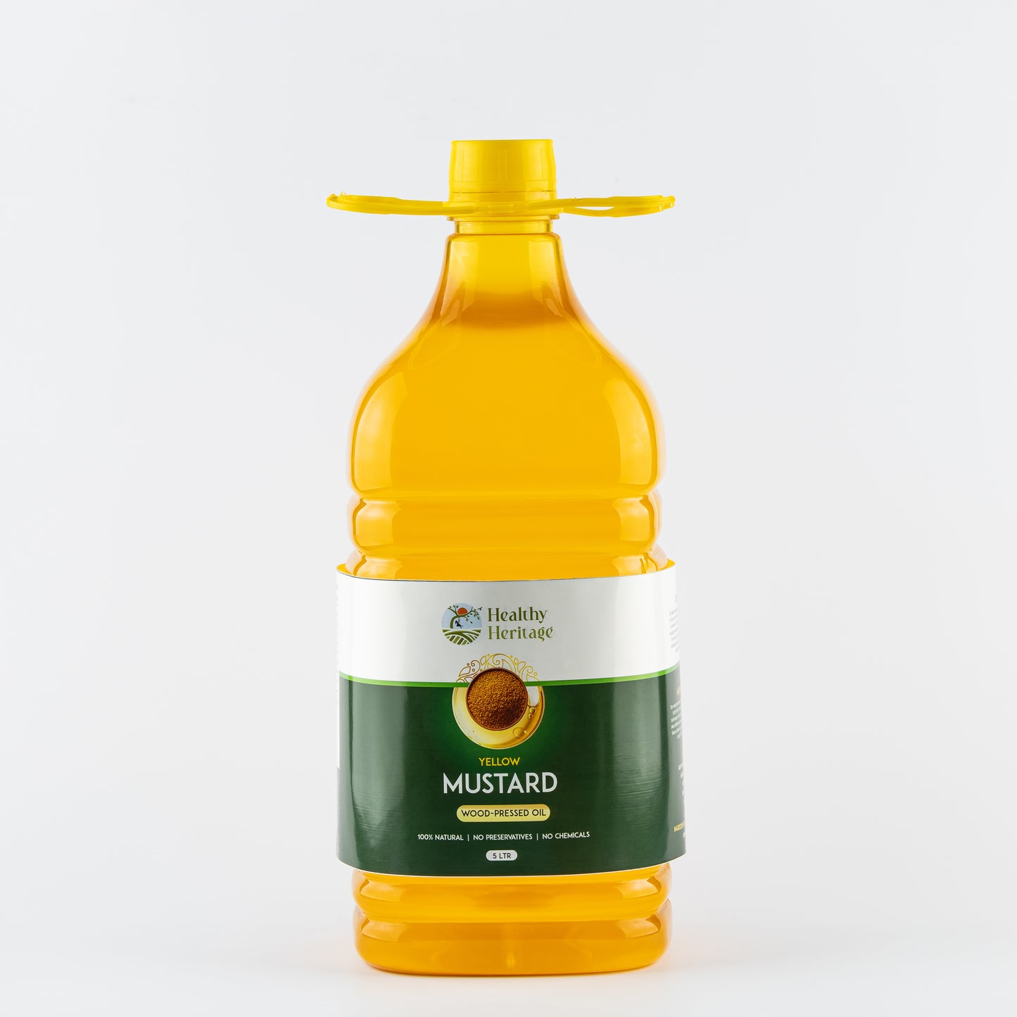 Wood-Pressed Yellow Mustard Oil 5 Litre
