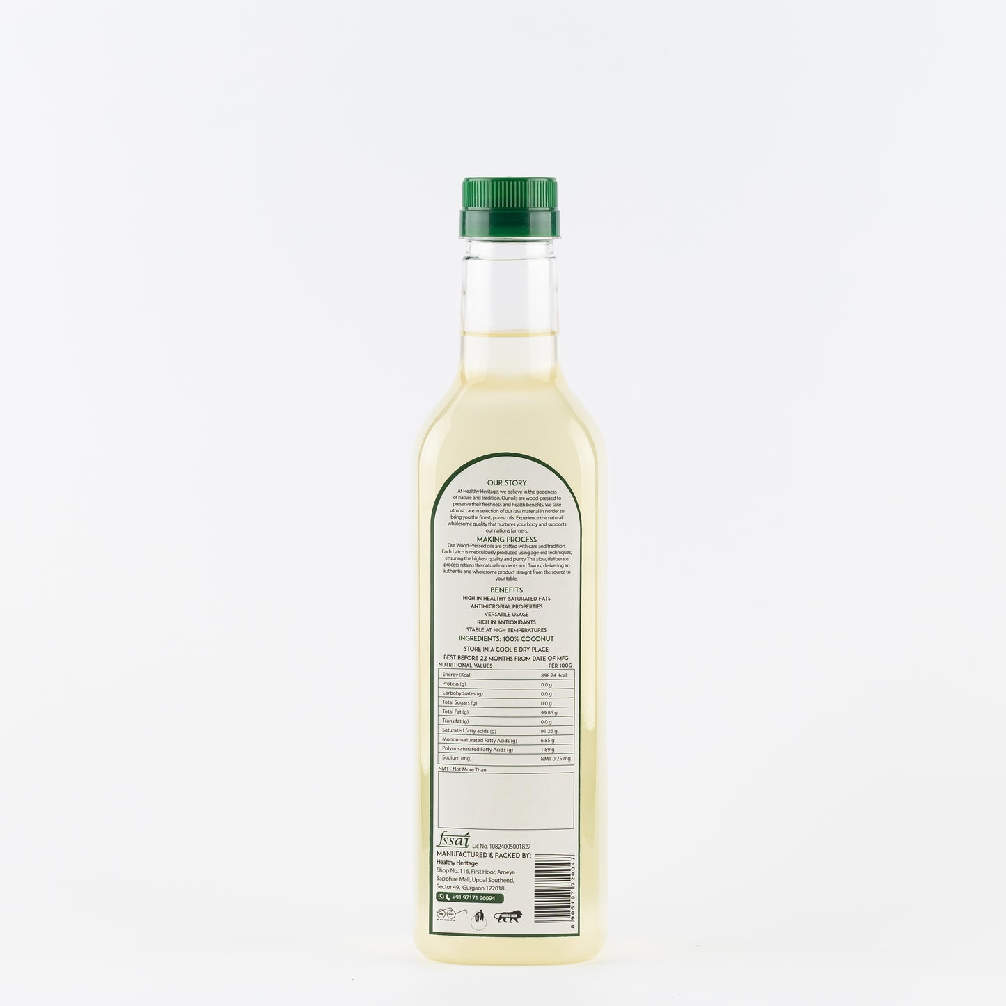 Wood-Pressed Coconut Oil