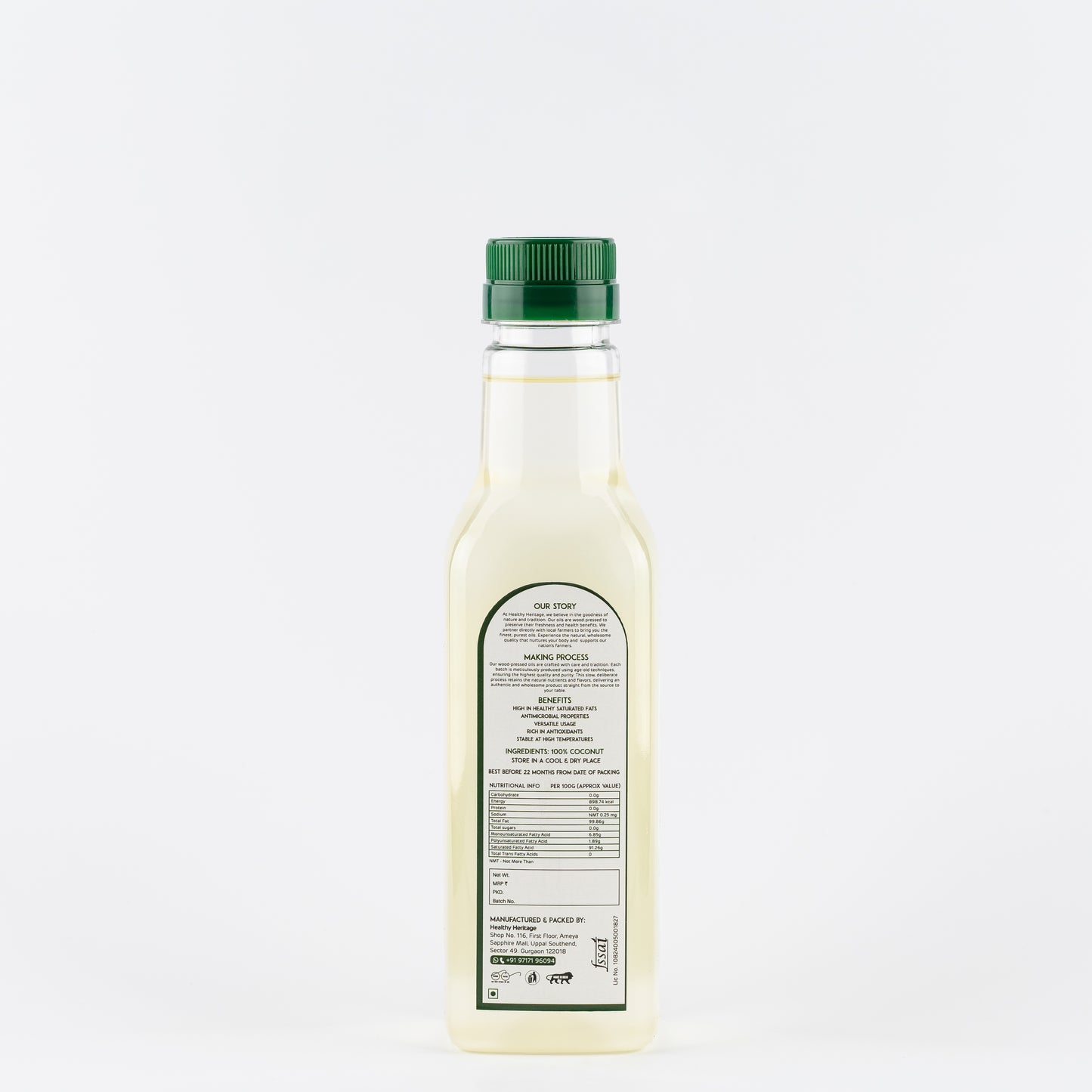 Wood-Pressed Coconut Oil