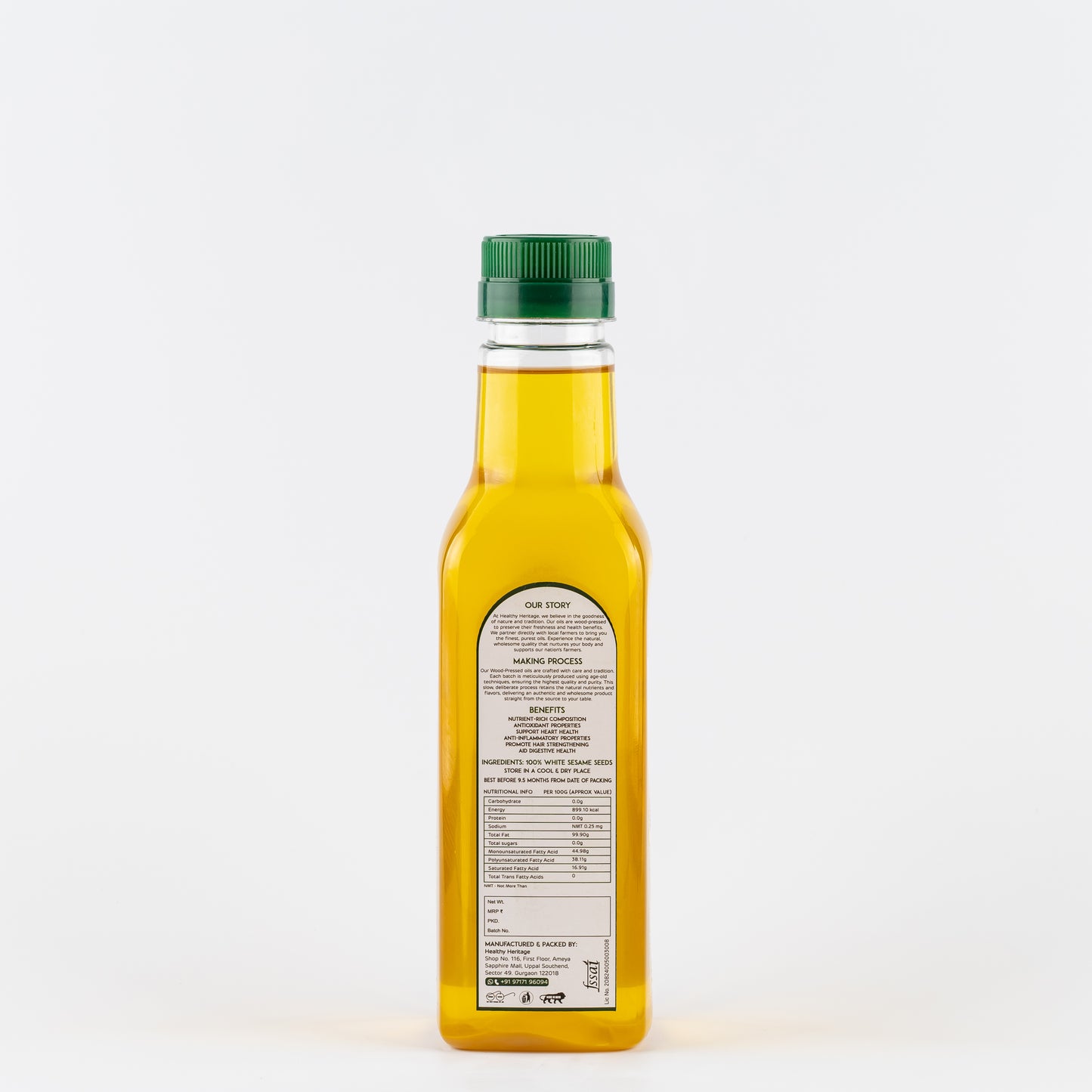 Wood-Pressed Sesame Oil