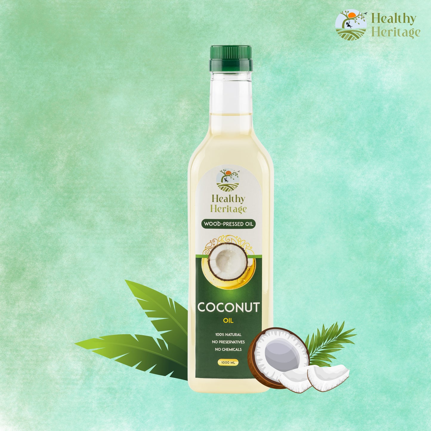 Wood-Pressed Coconut Oil
