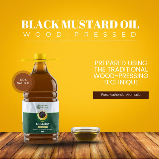 Wood-Pressed Black Mustard Oil