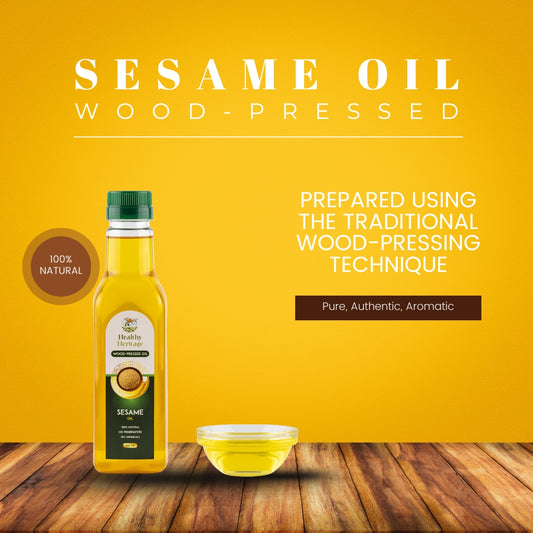 Wood-Pressed Sesame Oil