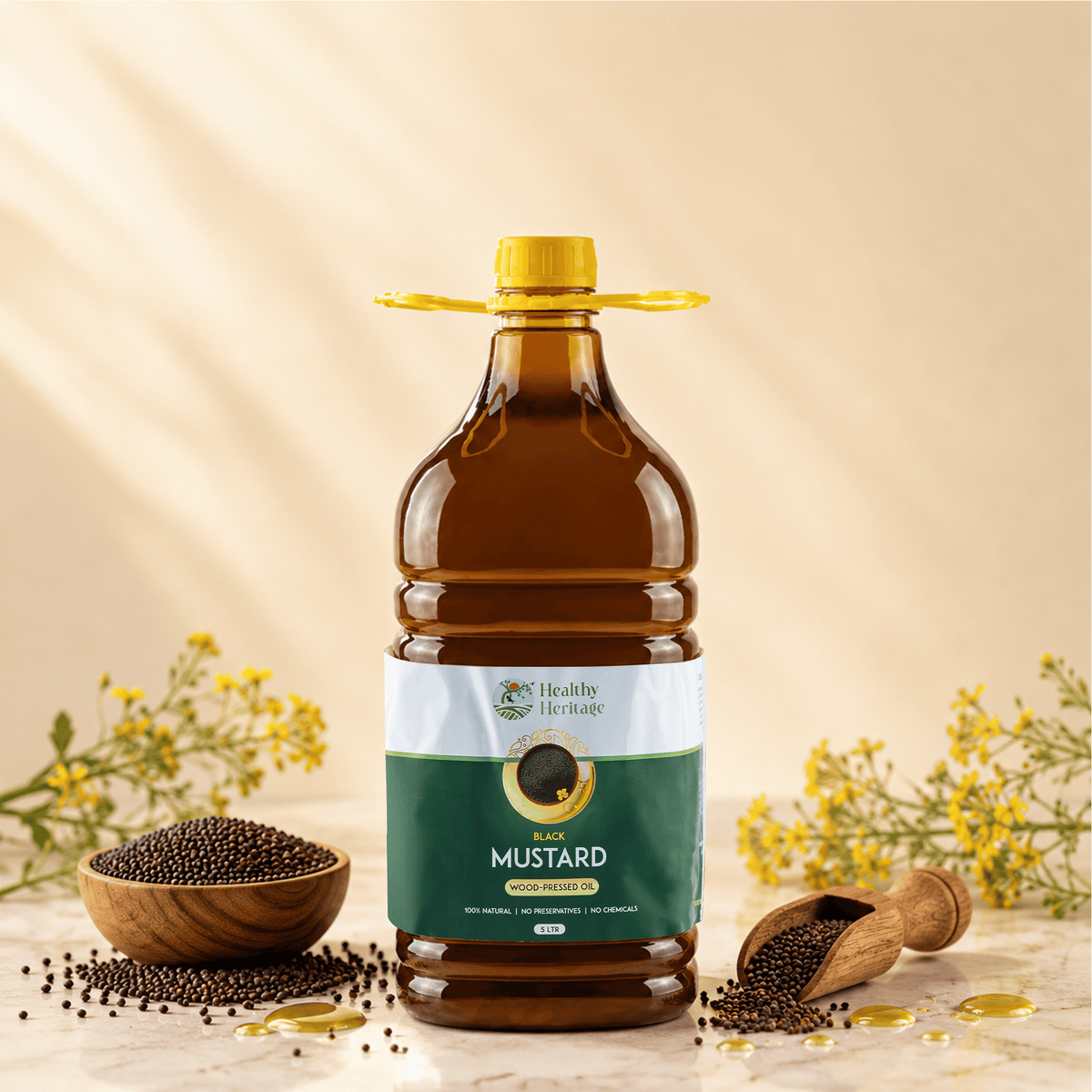 Wood Pressed Black Mustard Oil