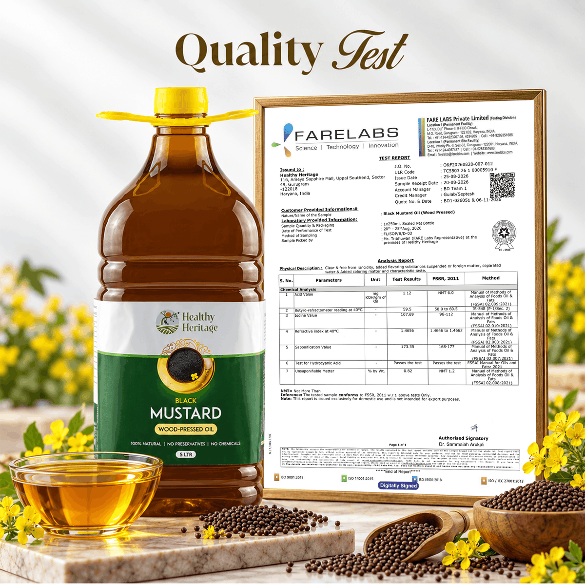 Wood Pressed Black Mustard Oil