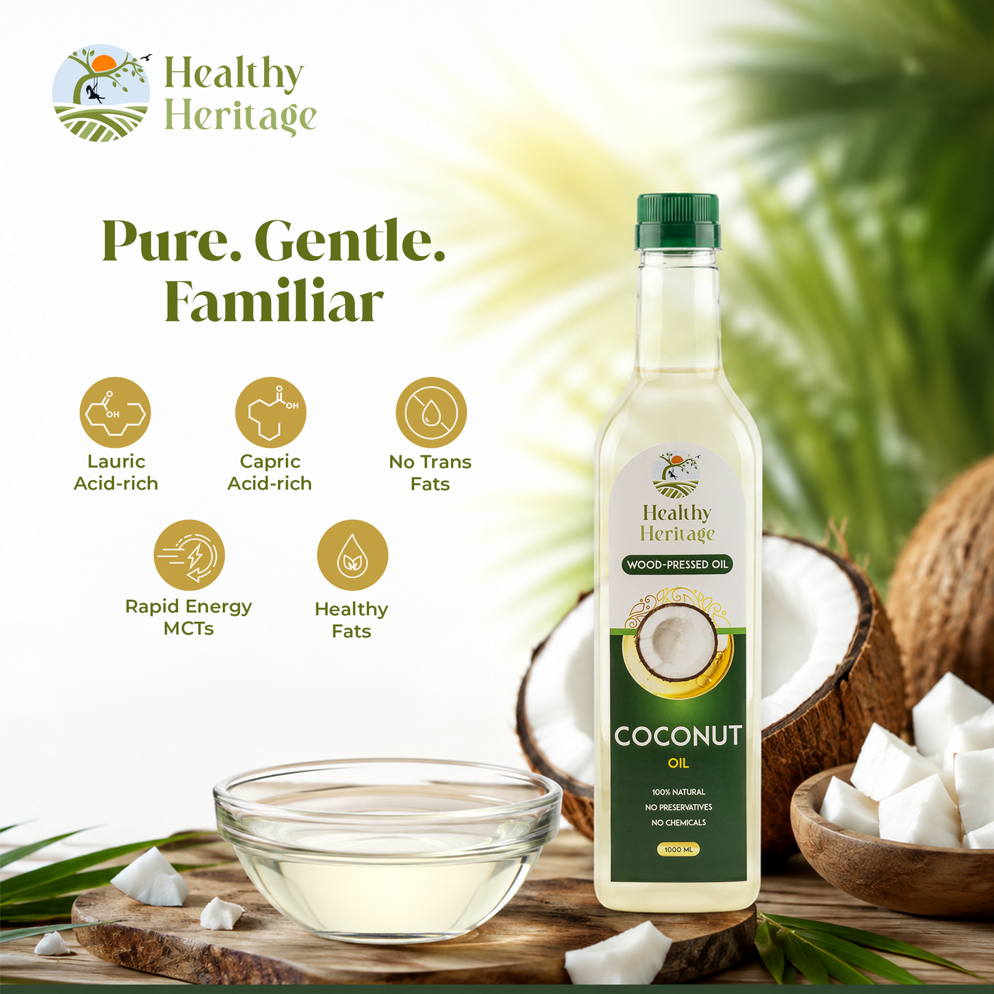 Wood Pressed Coconut Oil (Copy)