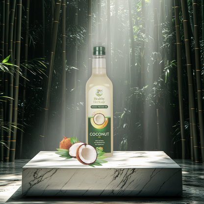 Wood-Pressed Coconut Oil (Single Pressed)