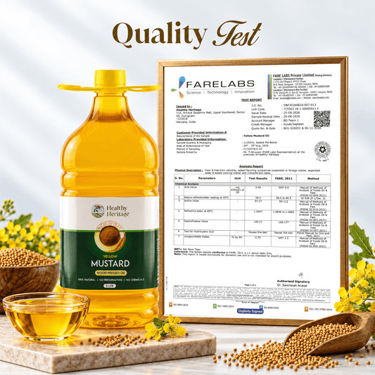 Wood Pressed Yellow Mustard Oil
